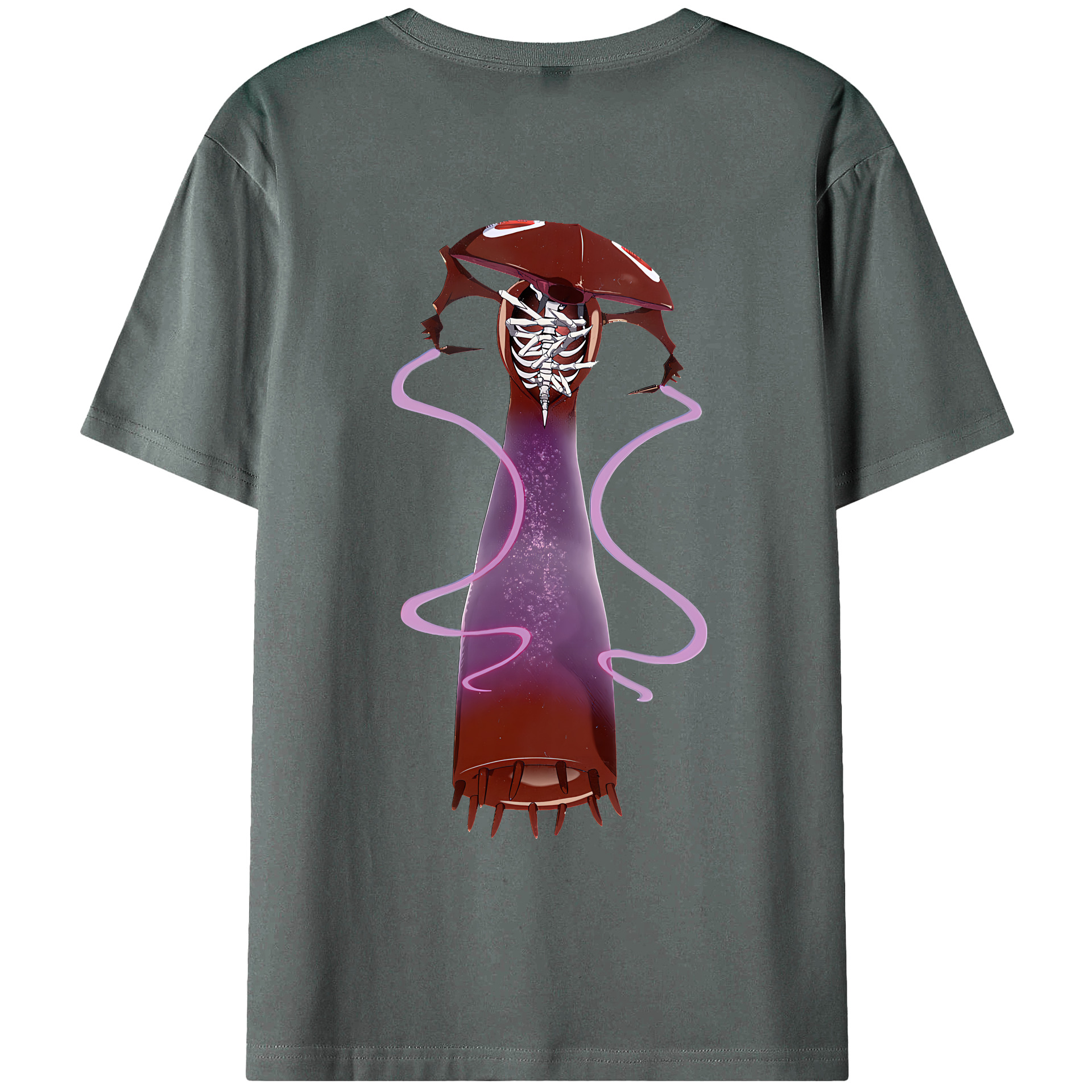 （画像用） EVA 新世紀エヴァンゲリオン 綿100％ メンズ半袖Tシャツ（バックプリント） 通気性